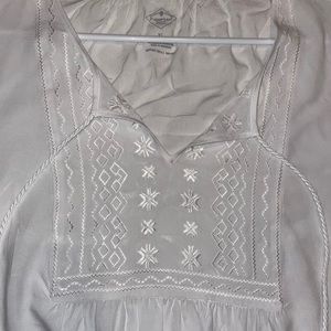 St.Johns Bay beautiful white blouse NEW WITH TAGS